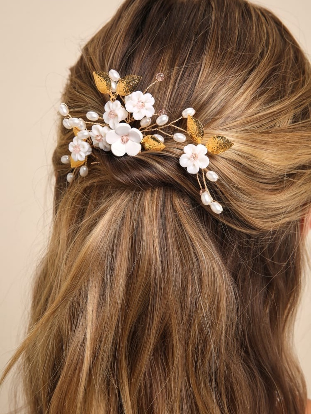 Lulus Beautiful Adornment Floral Hair Pin Set